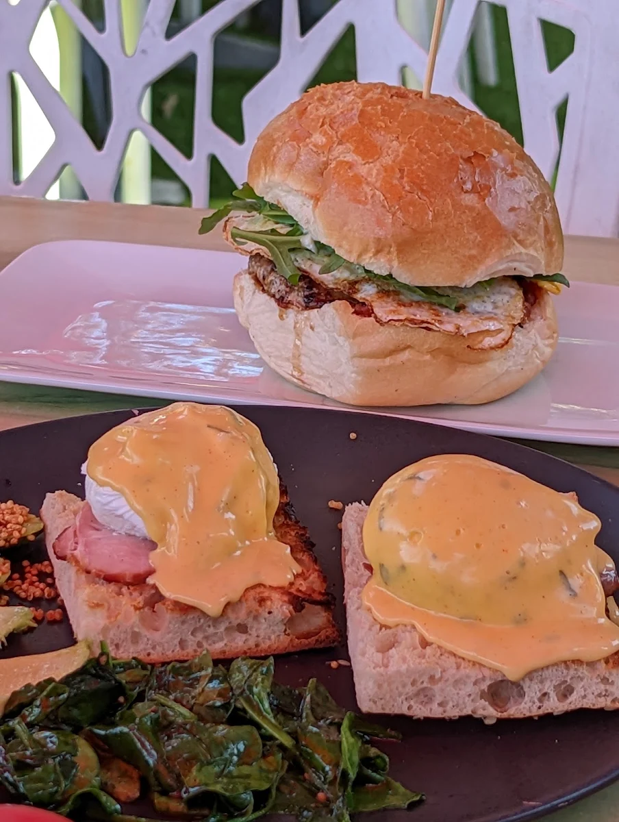 Brekky Burger Eggs Benedict
