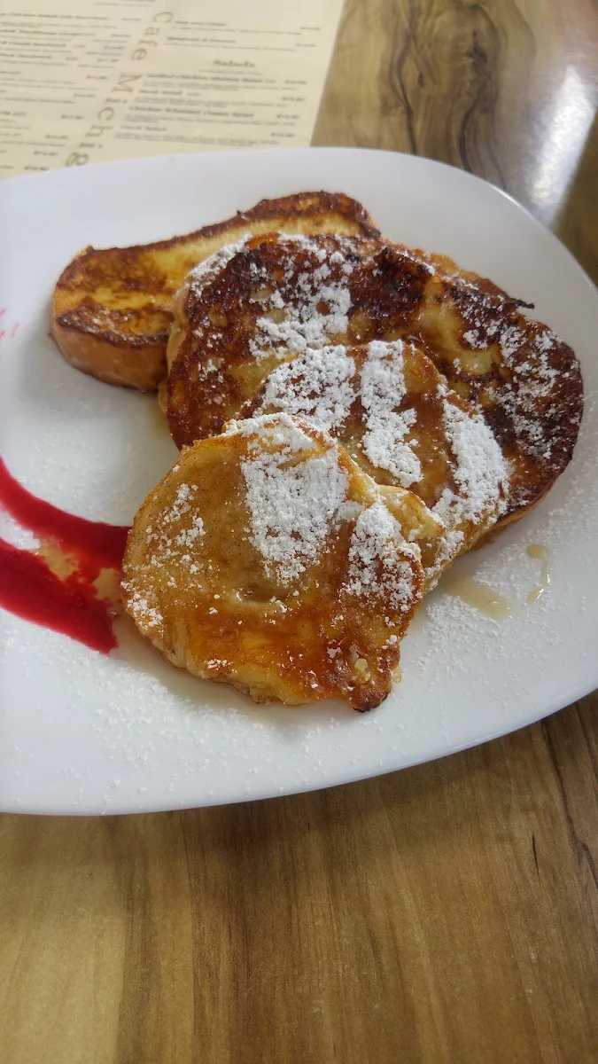 French Toast Breakfast with Fried Apple
