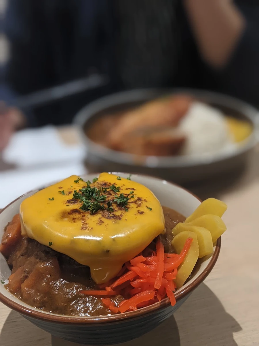 Cheese Burger Katsu Curry, MINIMONO "Noodle Bar"