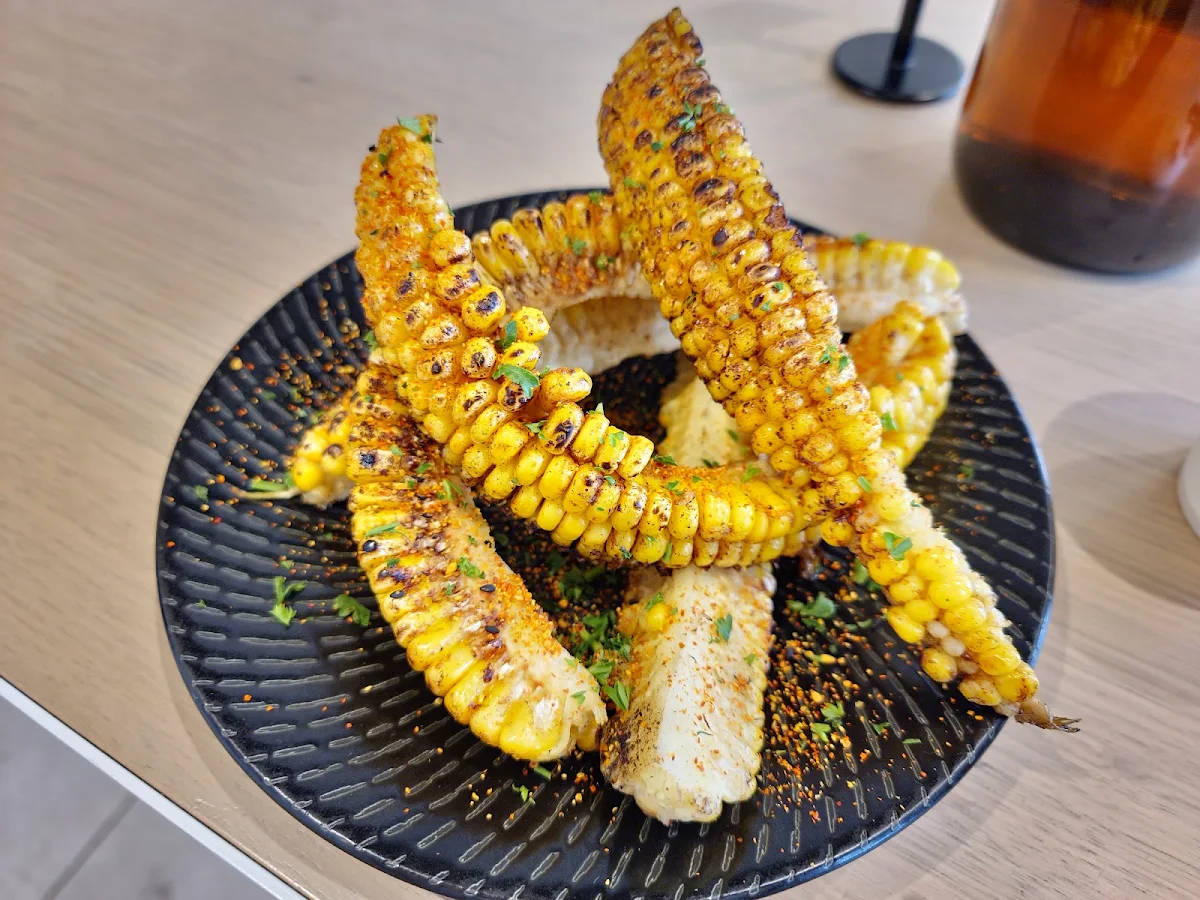Grilled Miso Corn Ribs V GF, MINIMONO "Noodle Bar"