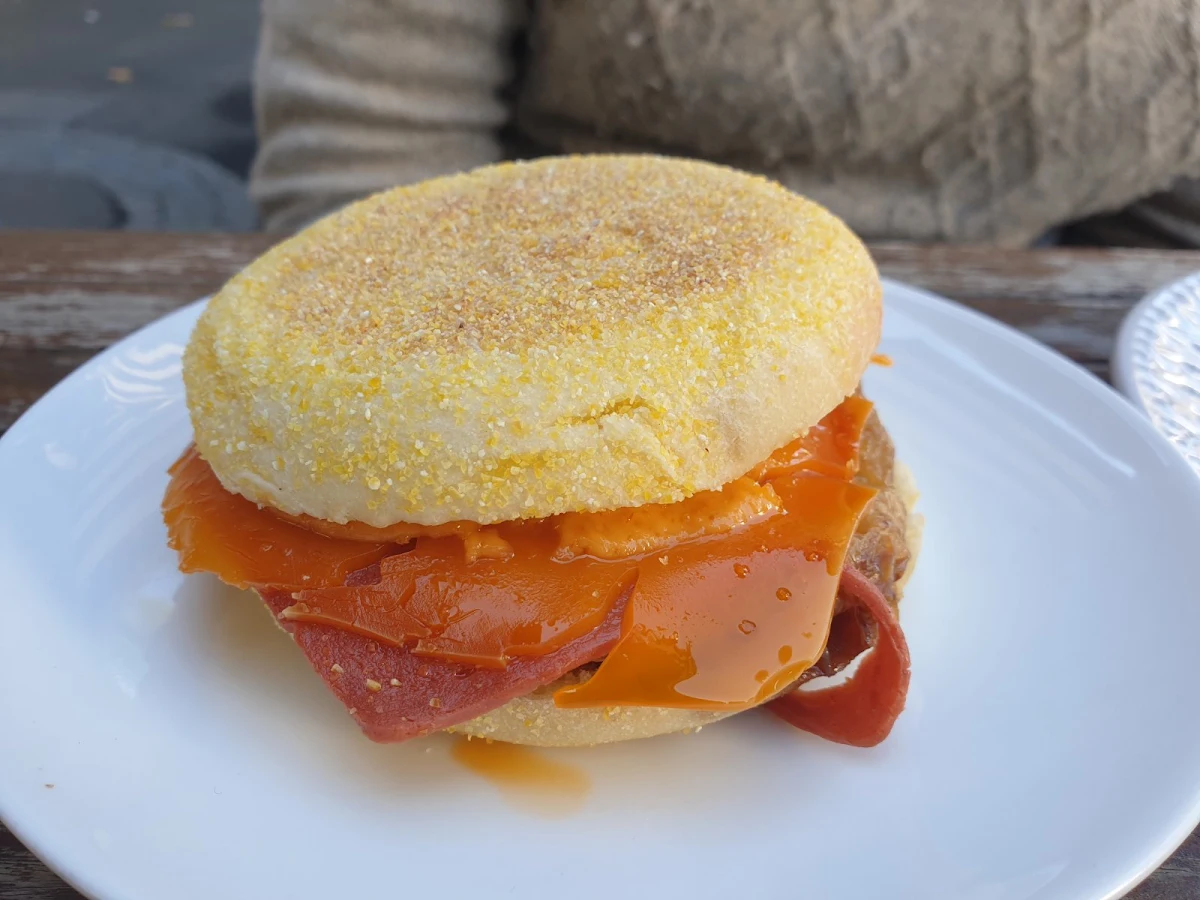 Egg & Bacon Muffin, Little Bunny Cafe
