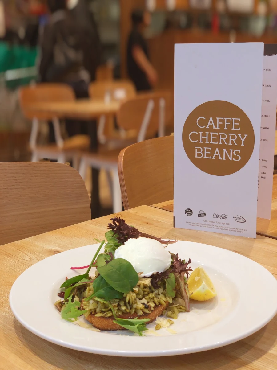Cherry Beans Breakfast, Caffe Cherry Beans