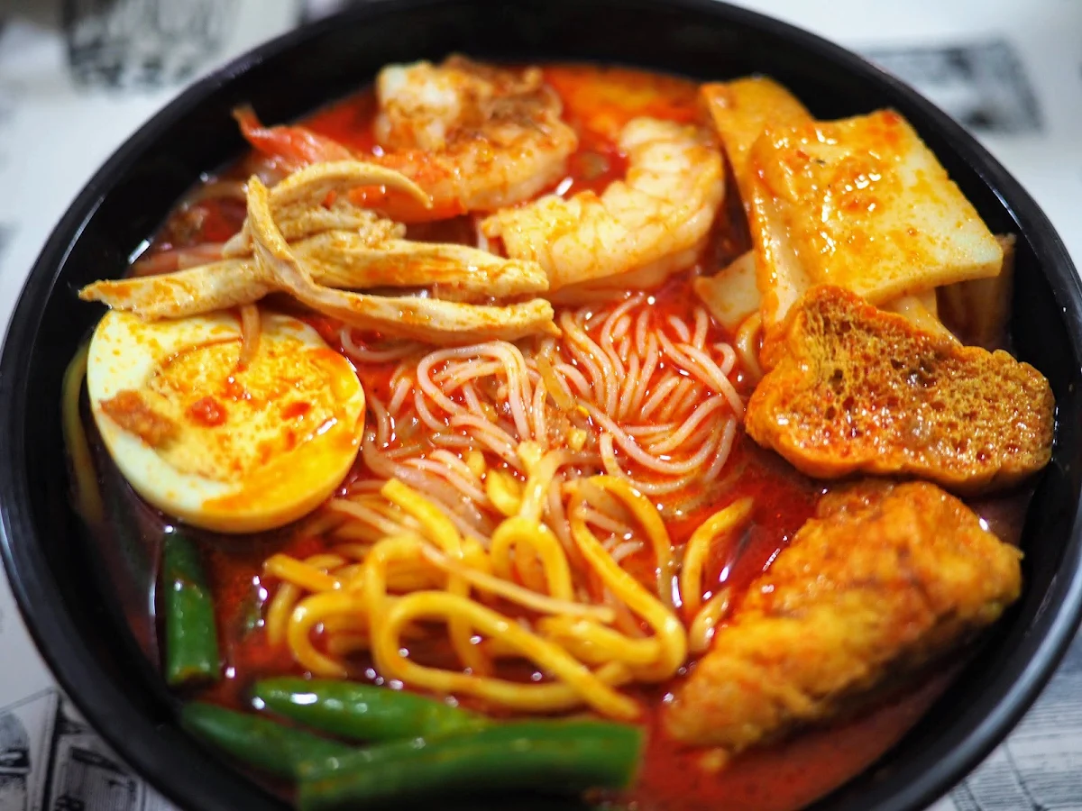 Combination Laksa, Lemak 8 Street Westfield Mount Gravatt