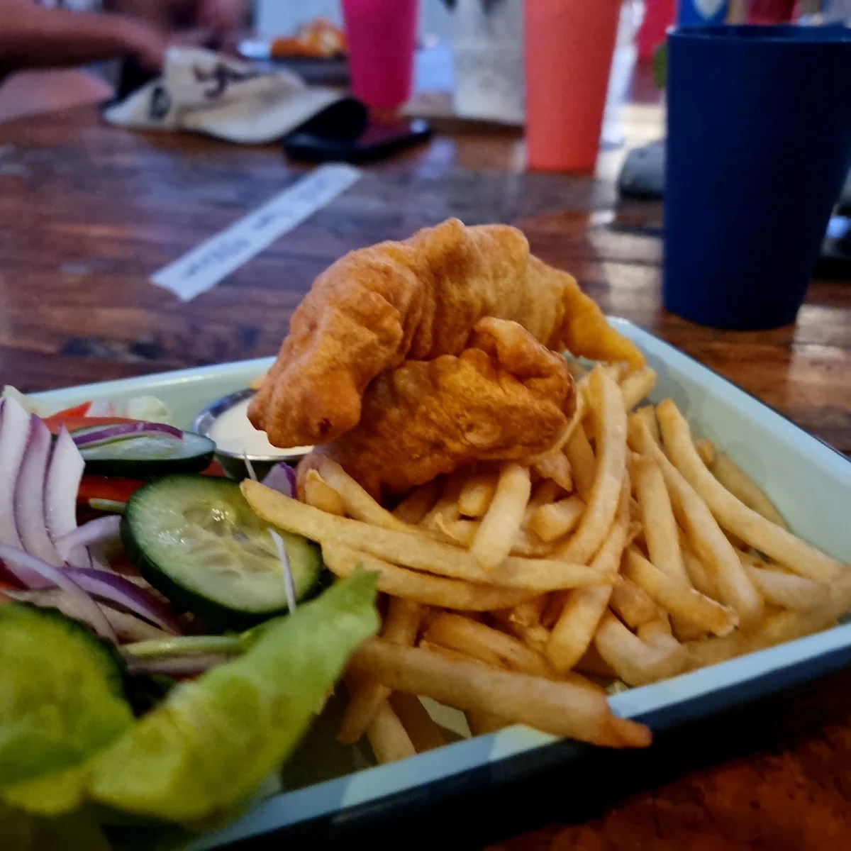 Fish and Chips, The Shack Exmouth