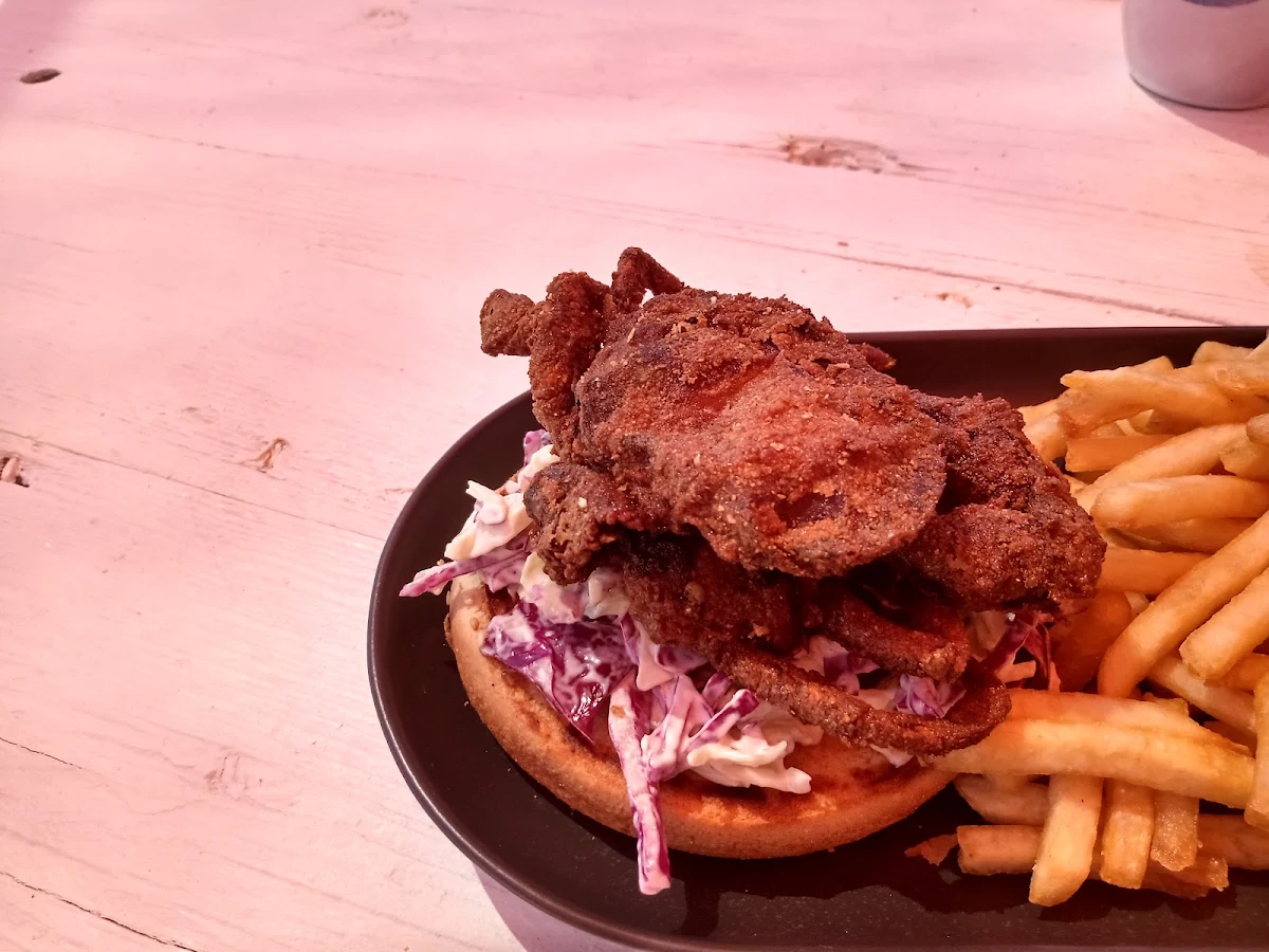 Softshell Crab Burger, The Shack Exmouth