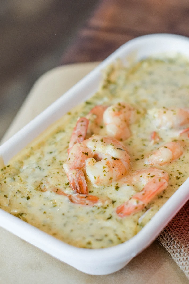 Creamy Garlic Prawns