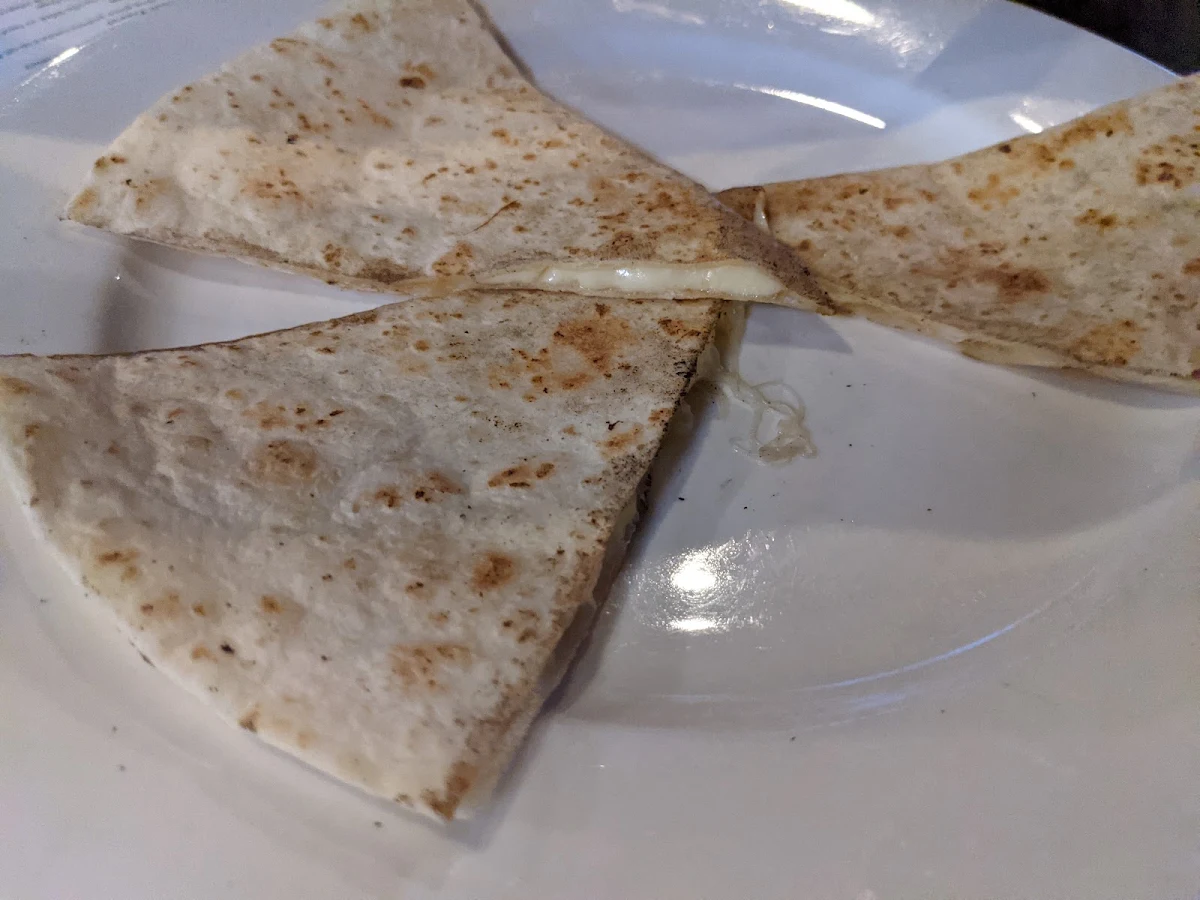 Tortilla and Cheese Quesadilla