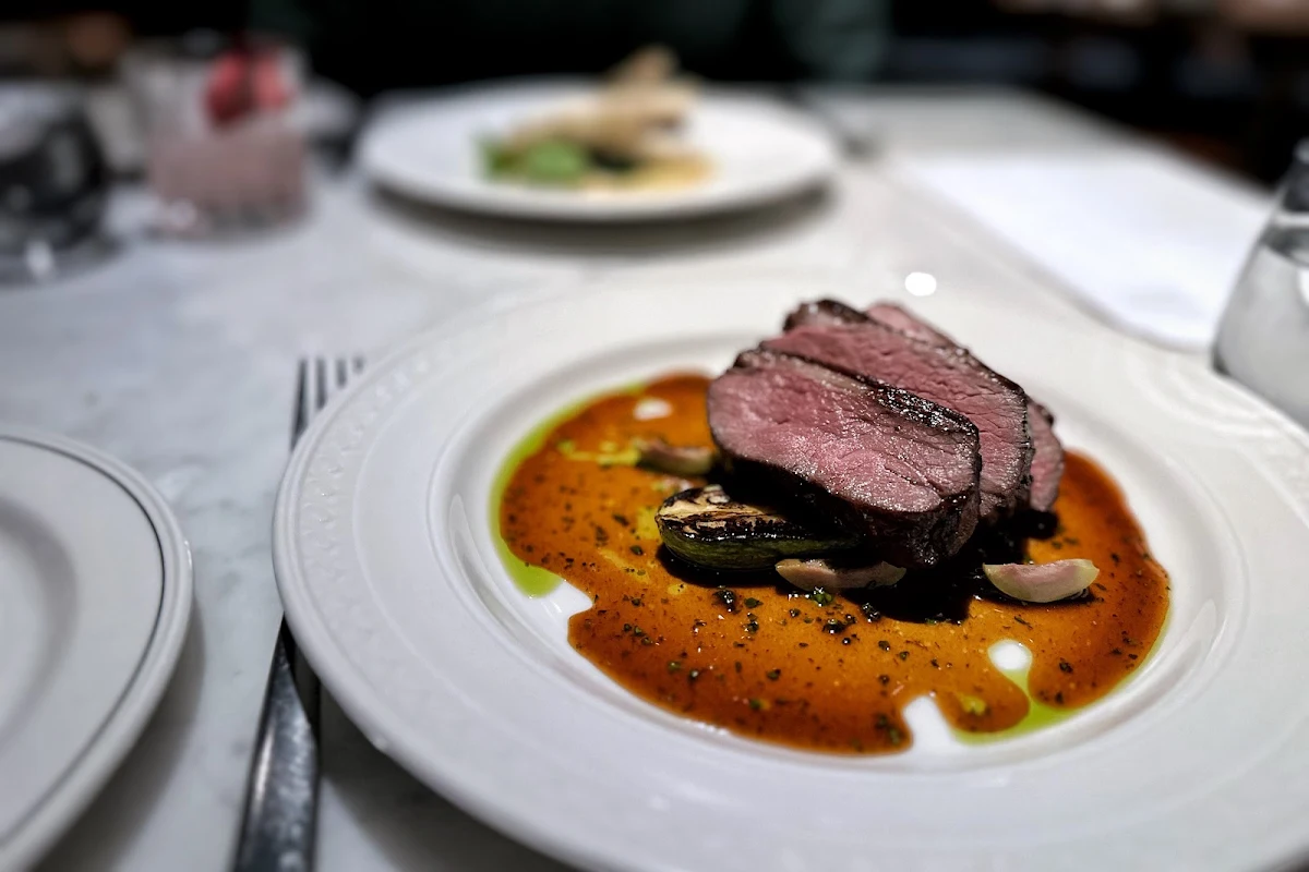 Lamb Rump Sweetbread Zucchini Olive