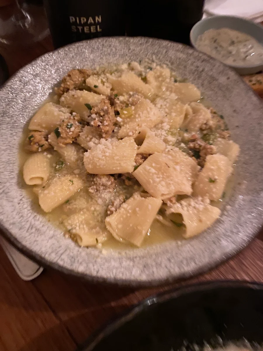 Rigatoni with Pork Sausage
