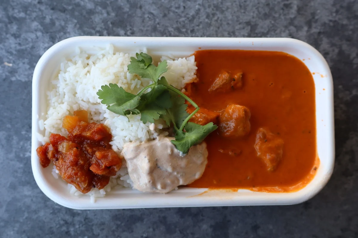 Butter Chicken Curry on Rice