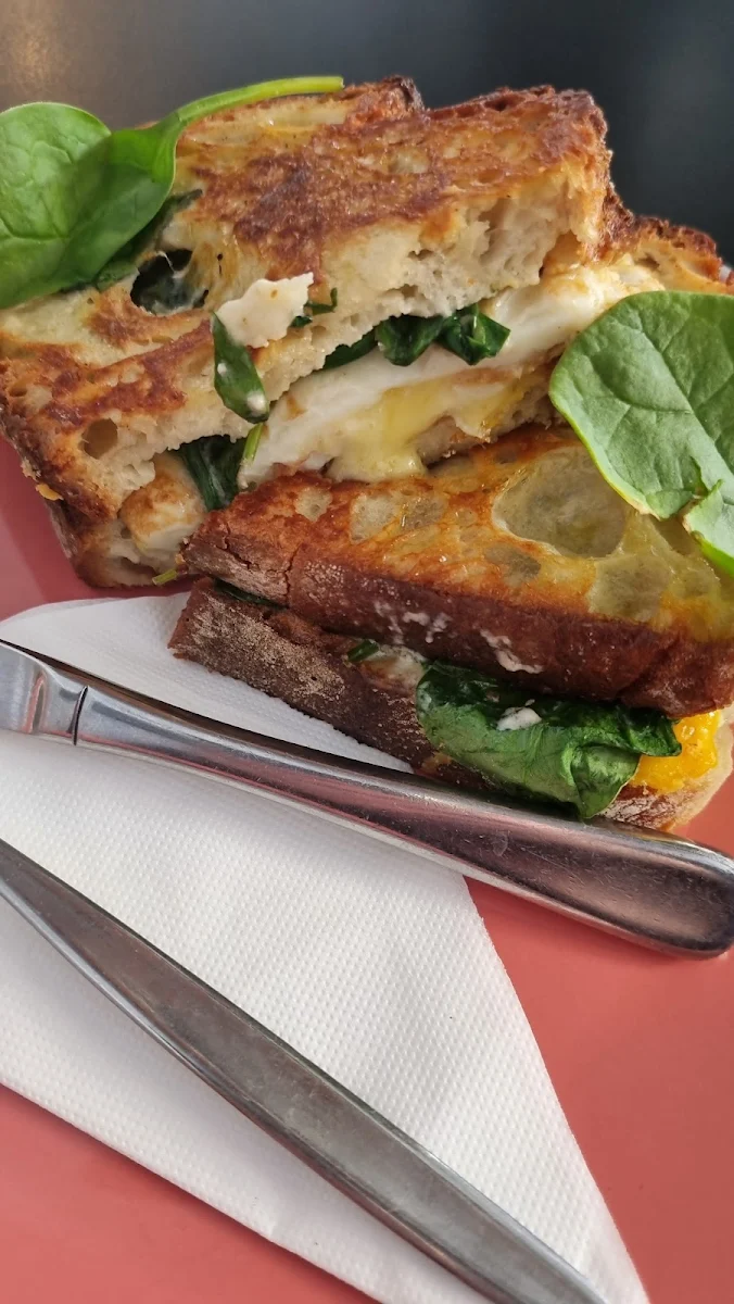 Egg & Spinach Toast, Madlilys Cafe