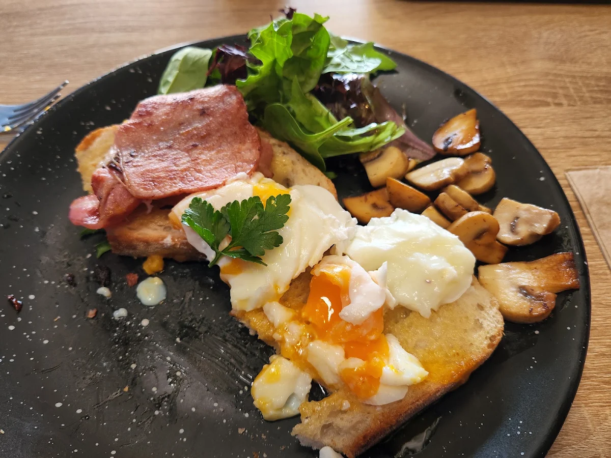 Bacon and Eggs, Palate & Ply Espresso Bar, Cafe & Roastery