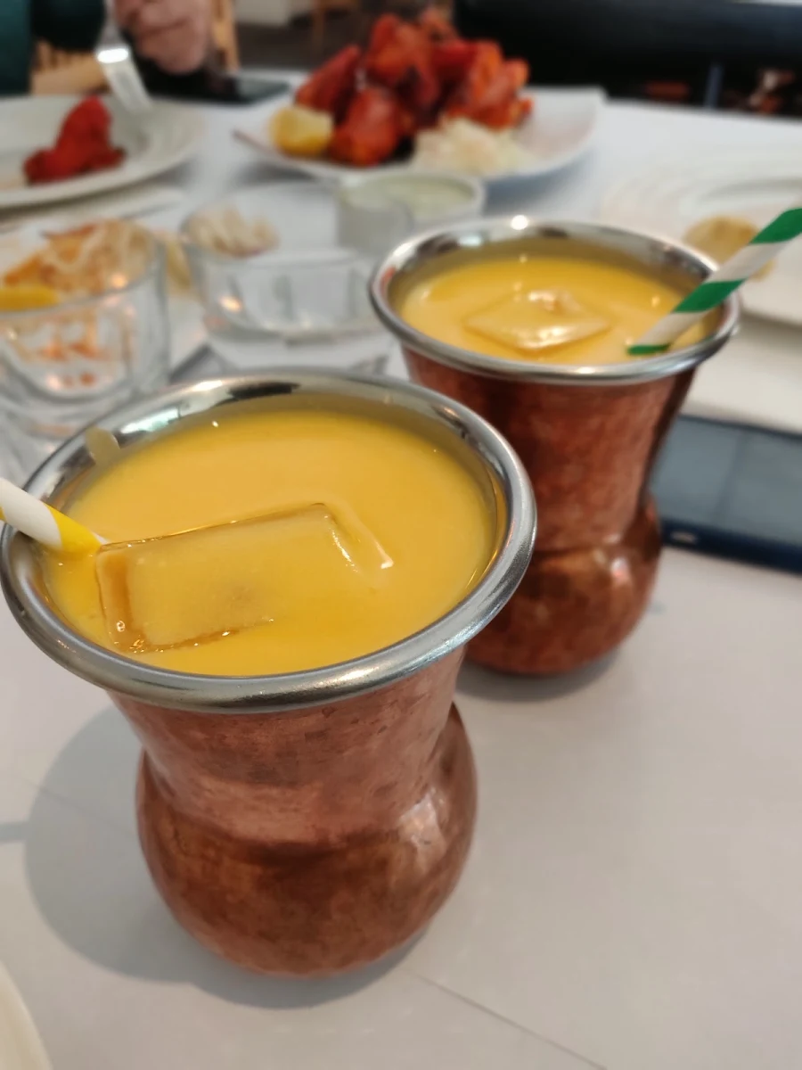Mango Lassi, Copperpot Indian Restaurant Menai