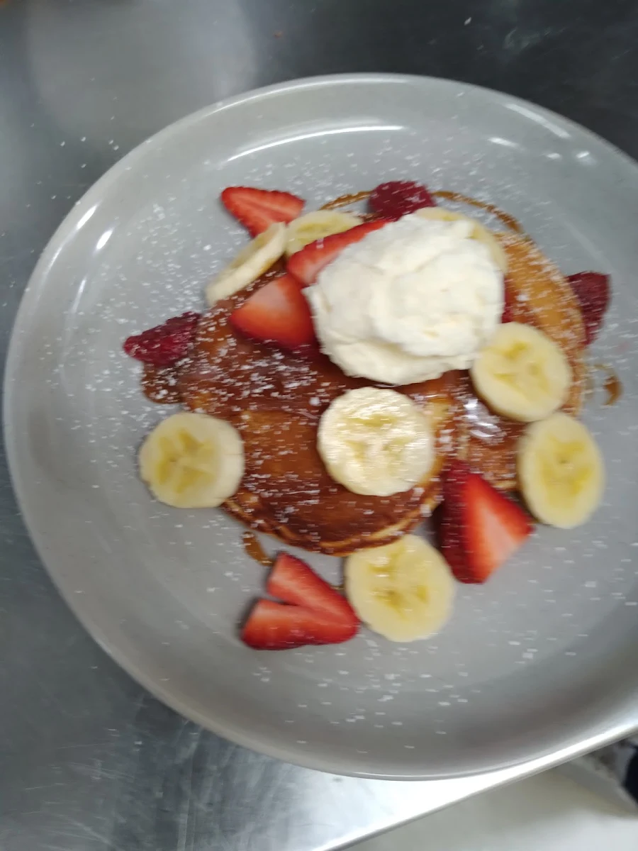 Buttermilk Pancakes with Salted Caramel