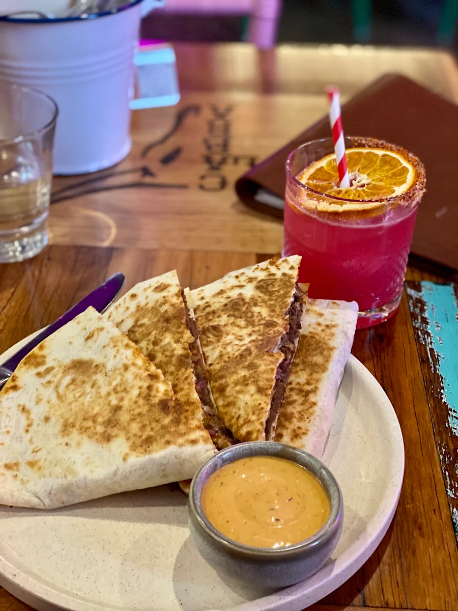 Beef Quesadilla, La Cabra Mexican Carlton