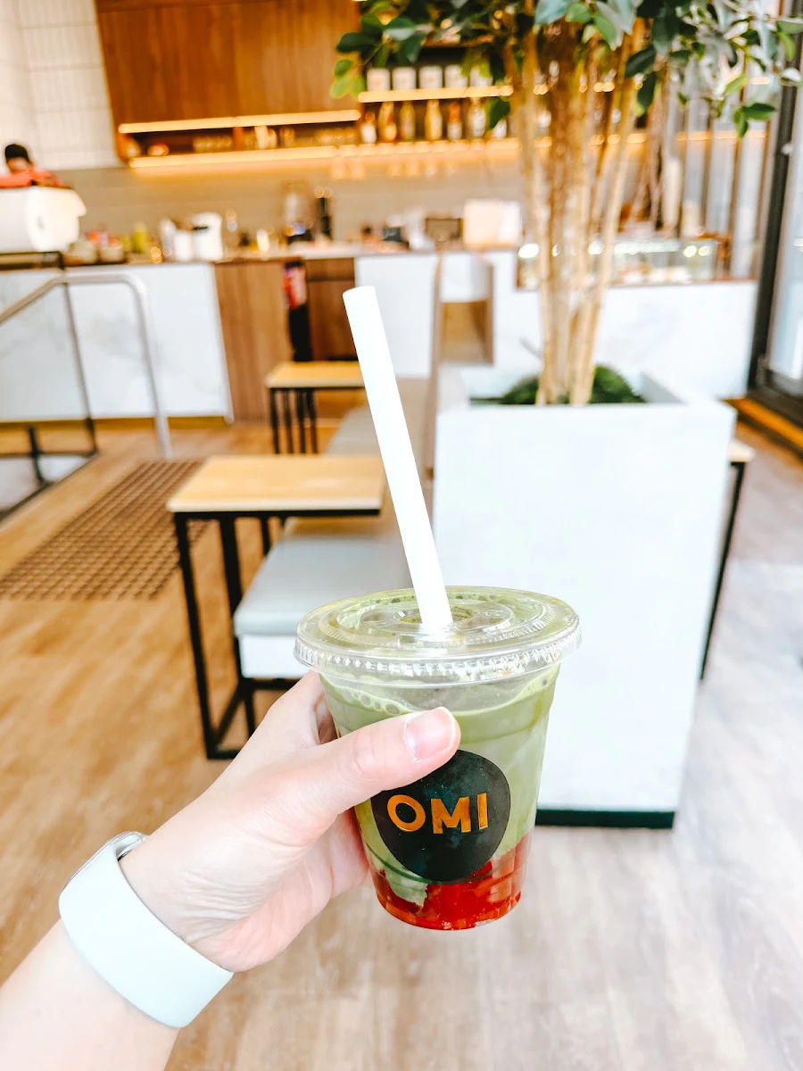 Strawberry Matcha Latte