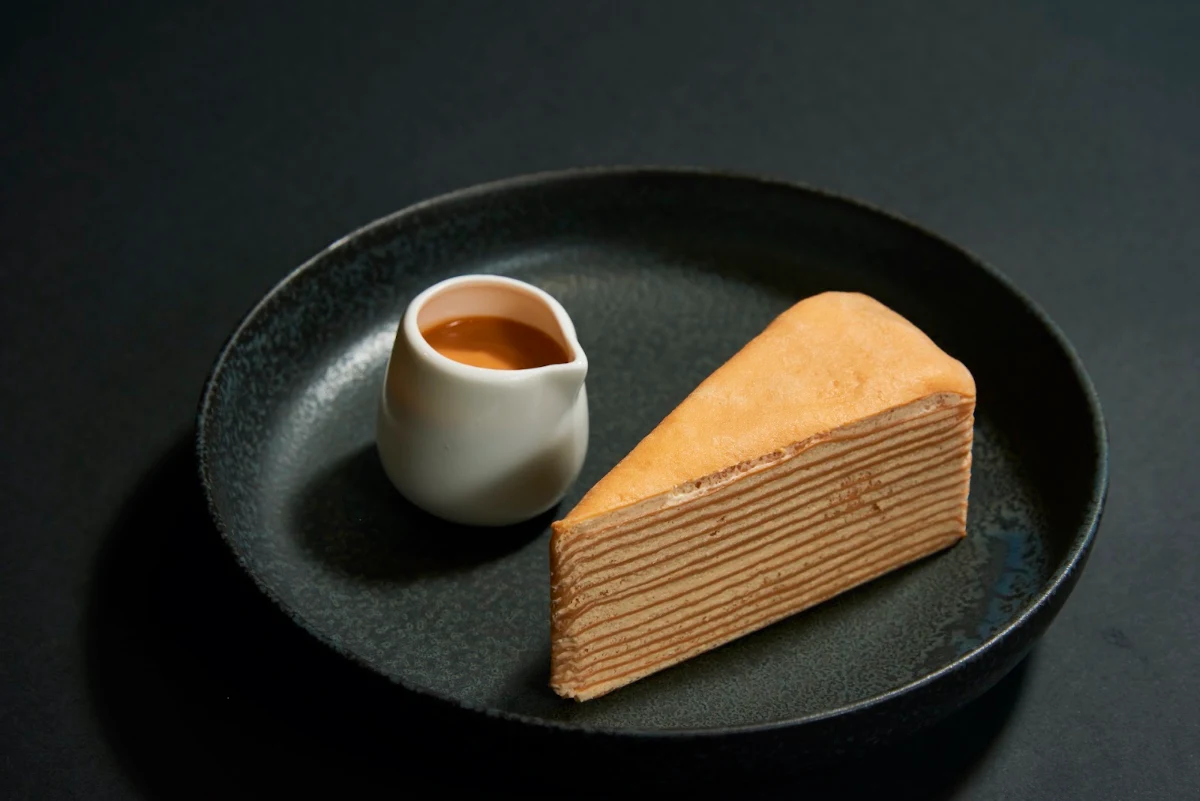 Thai Milk Tea Crepe Cake
