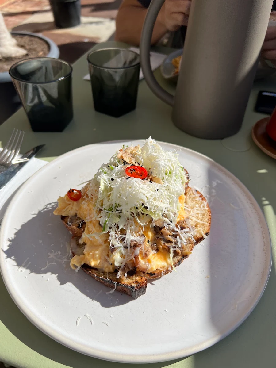 Mushroom Scrambled Eggs