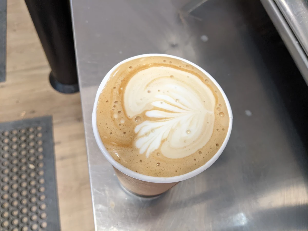 Latte, Pottering Around Pottery Studio & Cafe