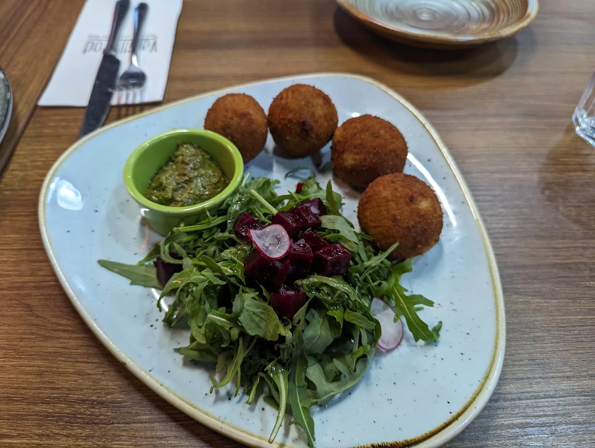 Arancini Balls, Vanilla Pod Pizza & Pasta Bar