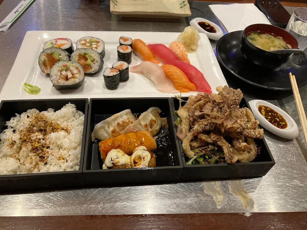 Bento Box and Sushi Platter