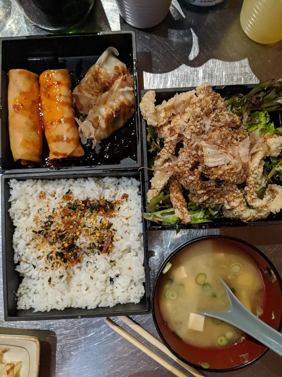 Bento Box Calamari Minus the Sushi Box