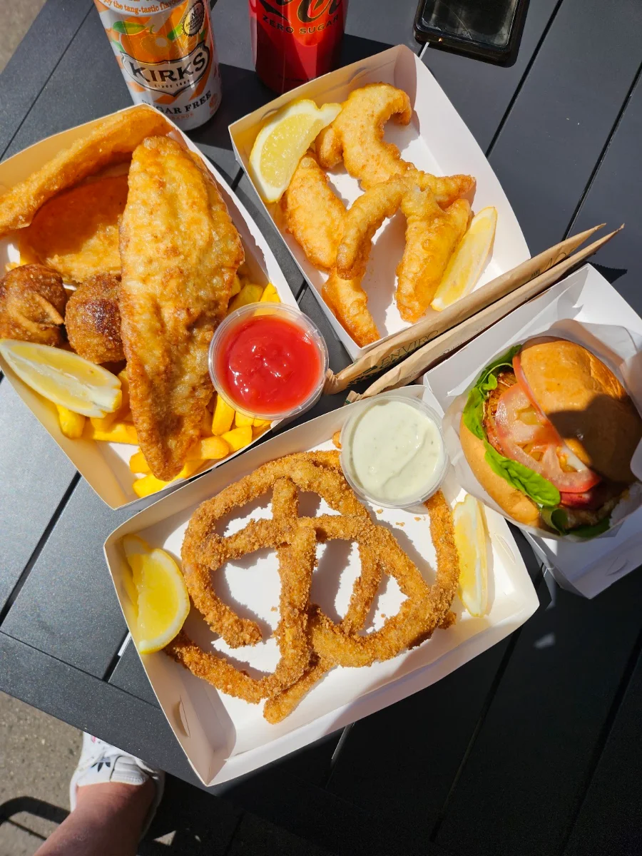 Seafood Basket, Seafood Grill Fish & Chippery