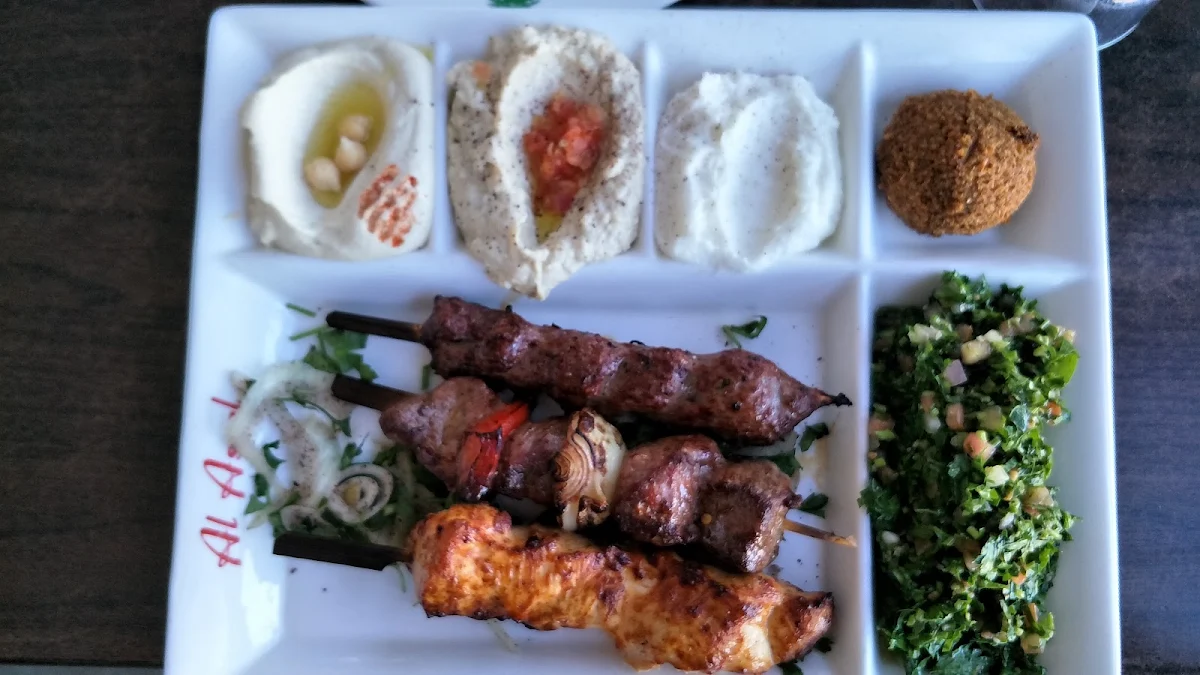 Mixed Plate - Kafta, Al Aseel Restaurant Penrith