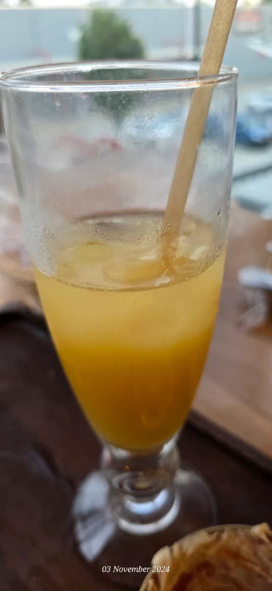 Orange Juice, Al Aseel Restaurant Penrith