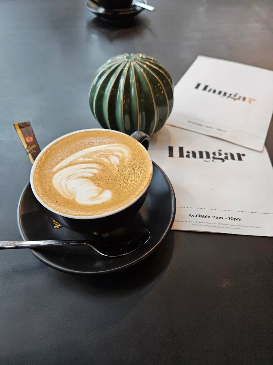 Flat White, Hangar Bar & Grill