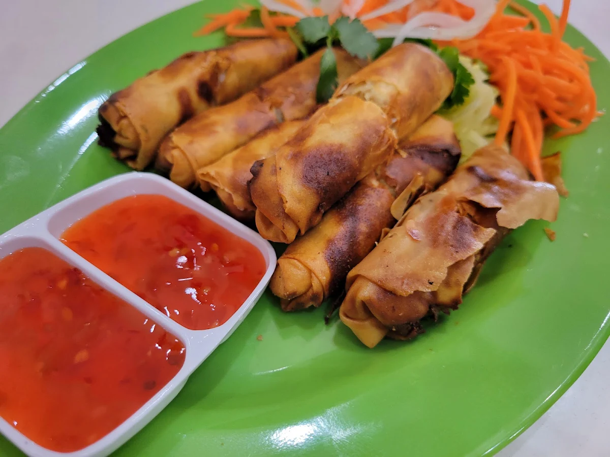 Spring Rolls, Good Cook Takeaway and Bakery