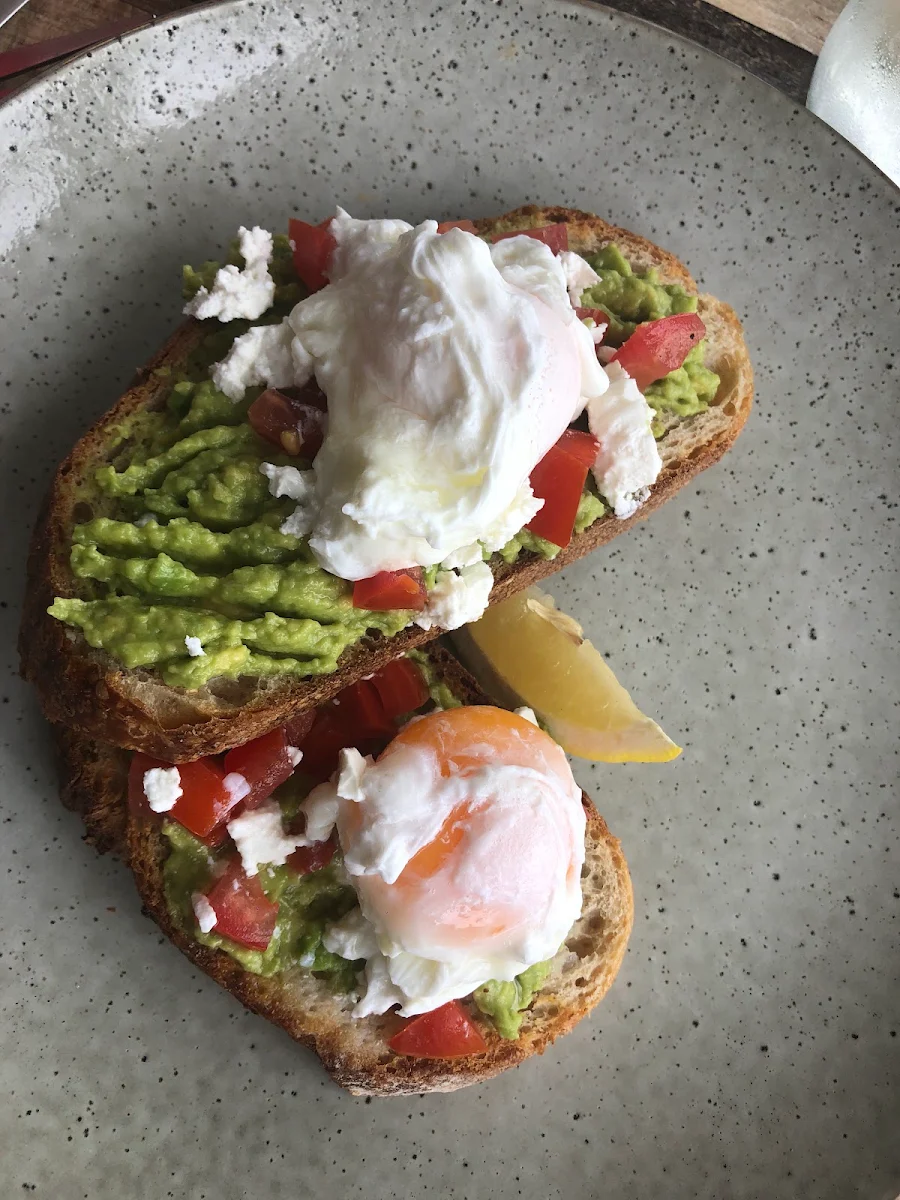 Smashed Avocado on Sourdough