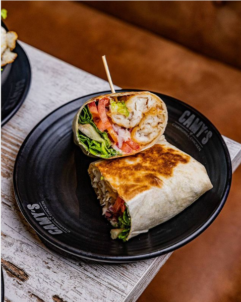 Fish Wrap, Camy's Chargrill Chicken Macquarie Centre