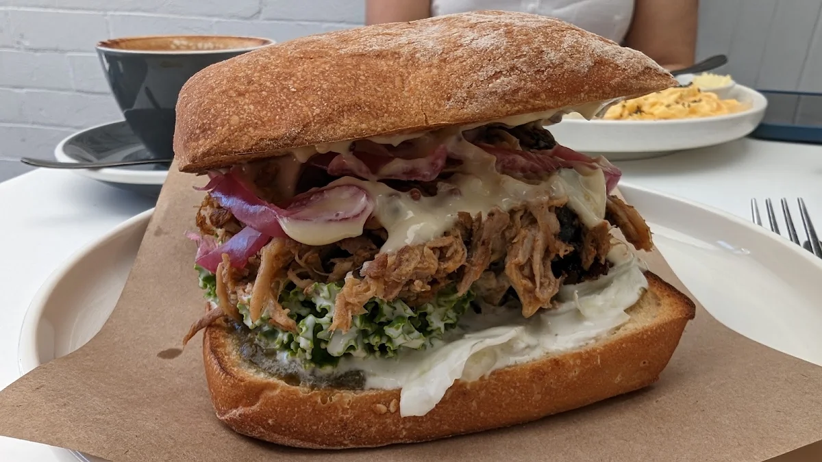 Pulled Pork Burger, SML Cafe