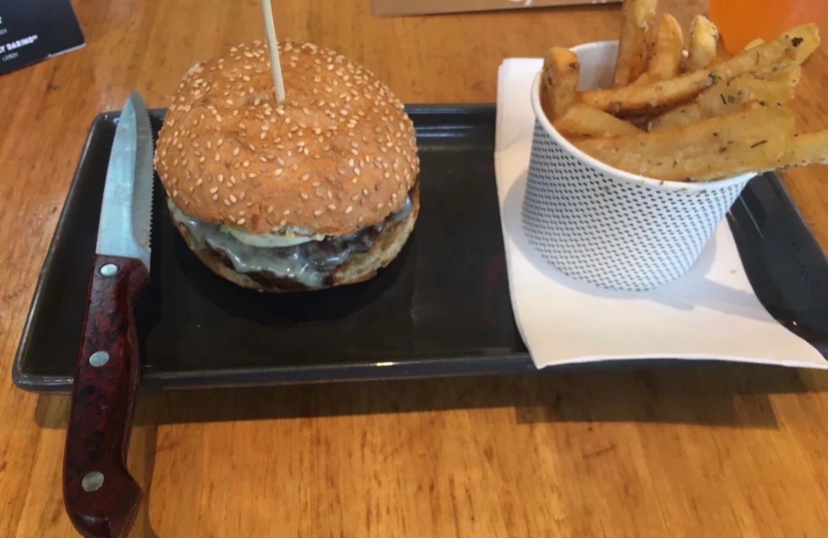 Hamburger and French Fries