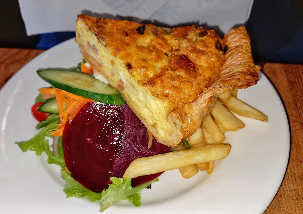 Quiche, Cobb's Coffee Shop