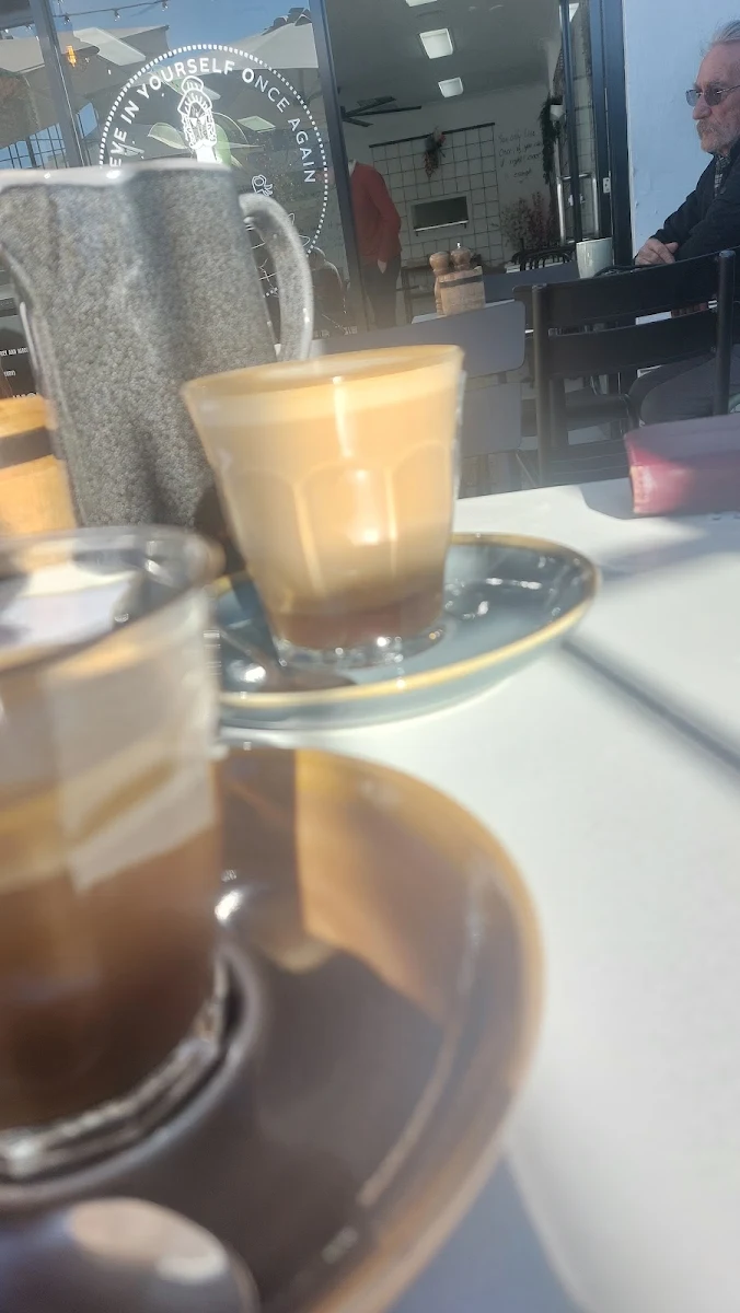 Skinny Latte with a Vanilla Shot
