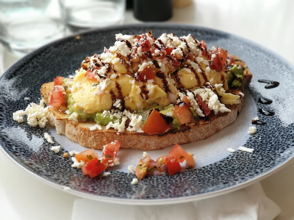 Smashed Avocado With, Urban Sips