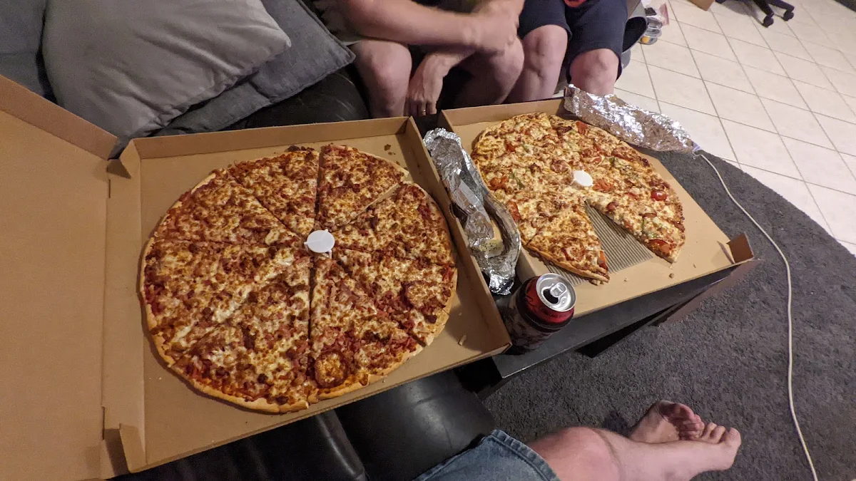 Half Pizzas, Castello Pizza & Gelato