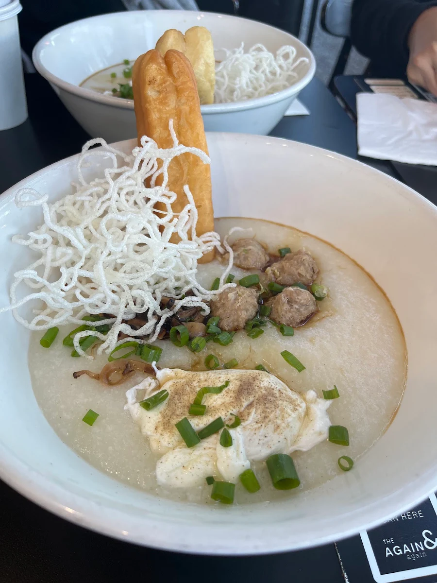 Congee, The Again & Again cafe and restaurant