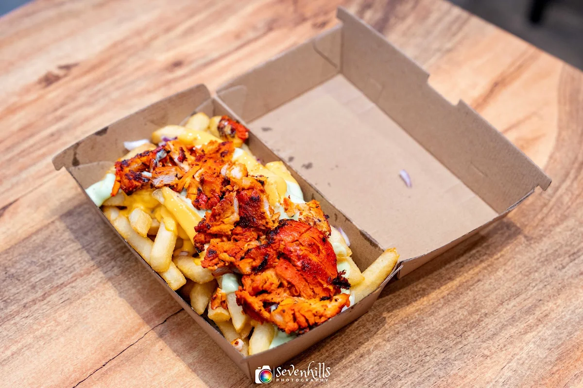 Chicken Tikka Loaded Fries Large