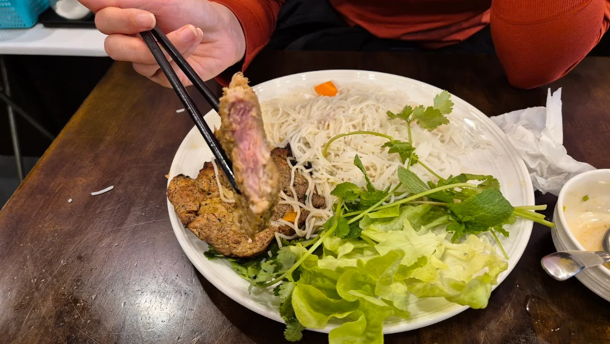Grilled Lemongrass Porkchop Vermicelli