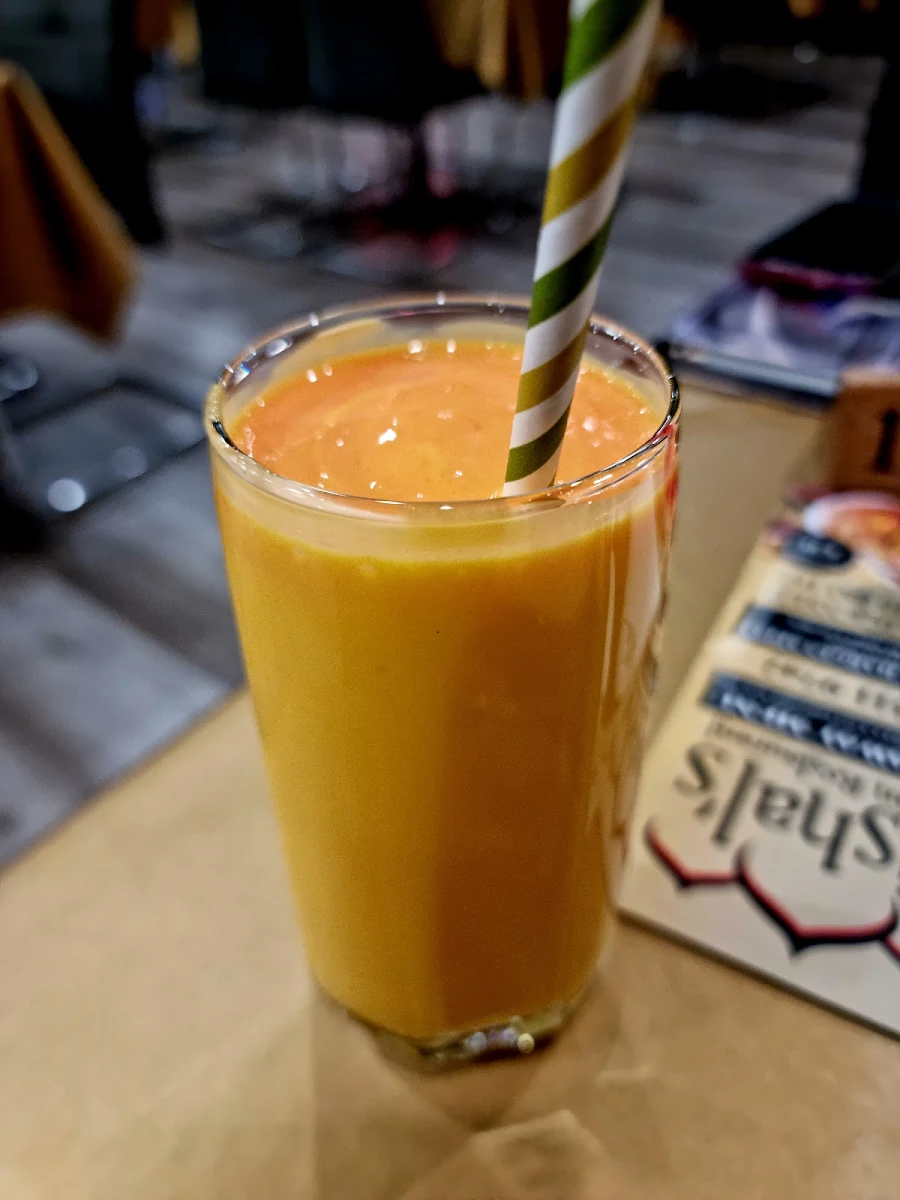 And a Sweet Mango Lassi to Drink Our House
