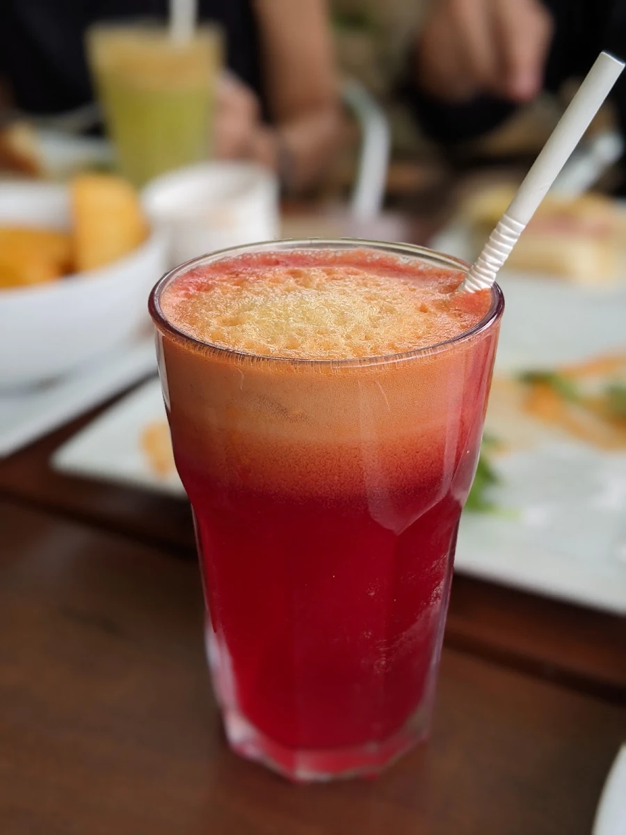 Beetroot Carrot Apple and Lemon Juice