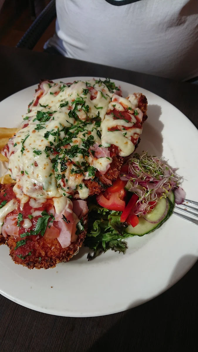 Chicken Parmi Bigger Then Ya Palm