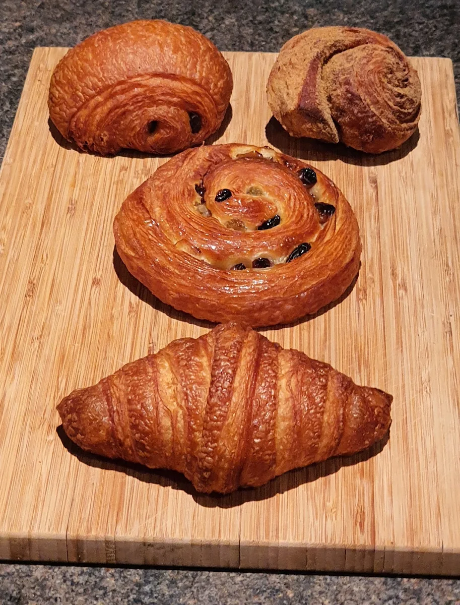 Chocolate Croissant Cinamon Croissant Snail Plain Croissant