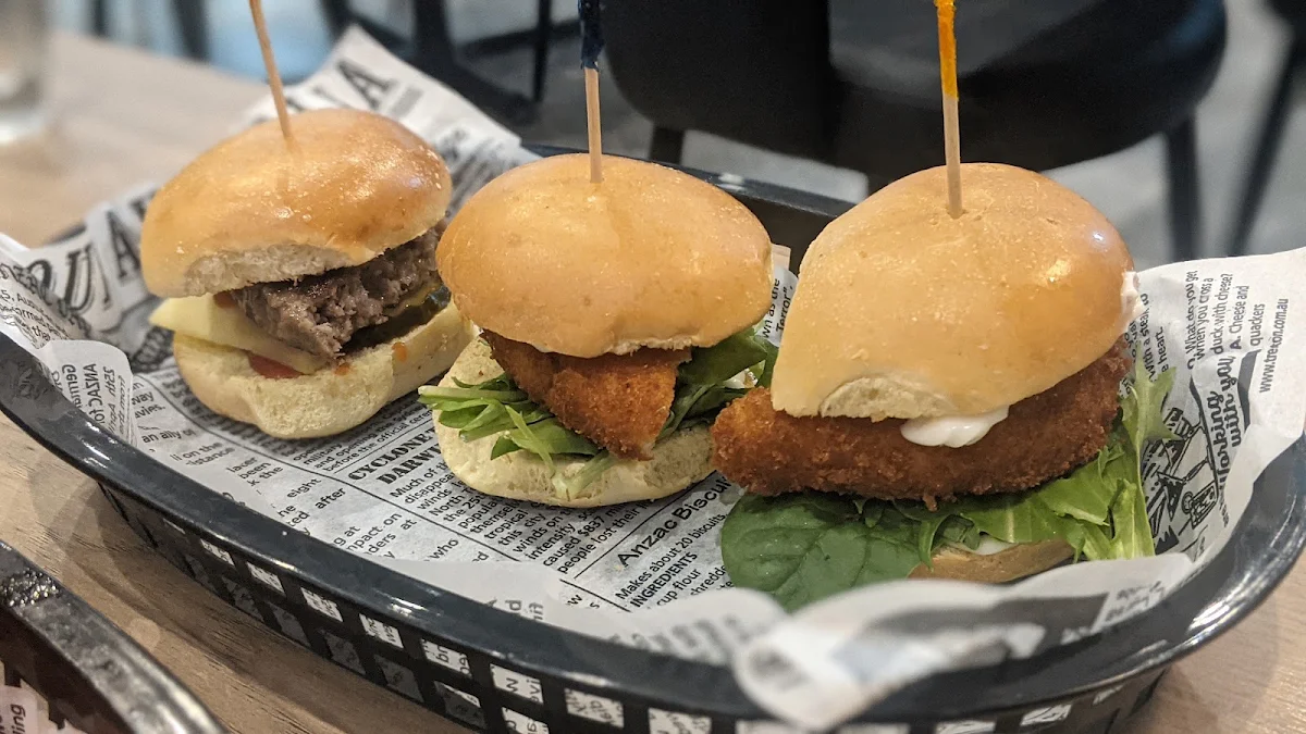 Sliders, Burgers With Bite Sydney Olympic Park