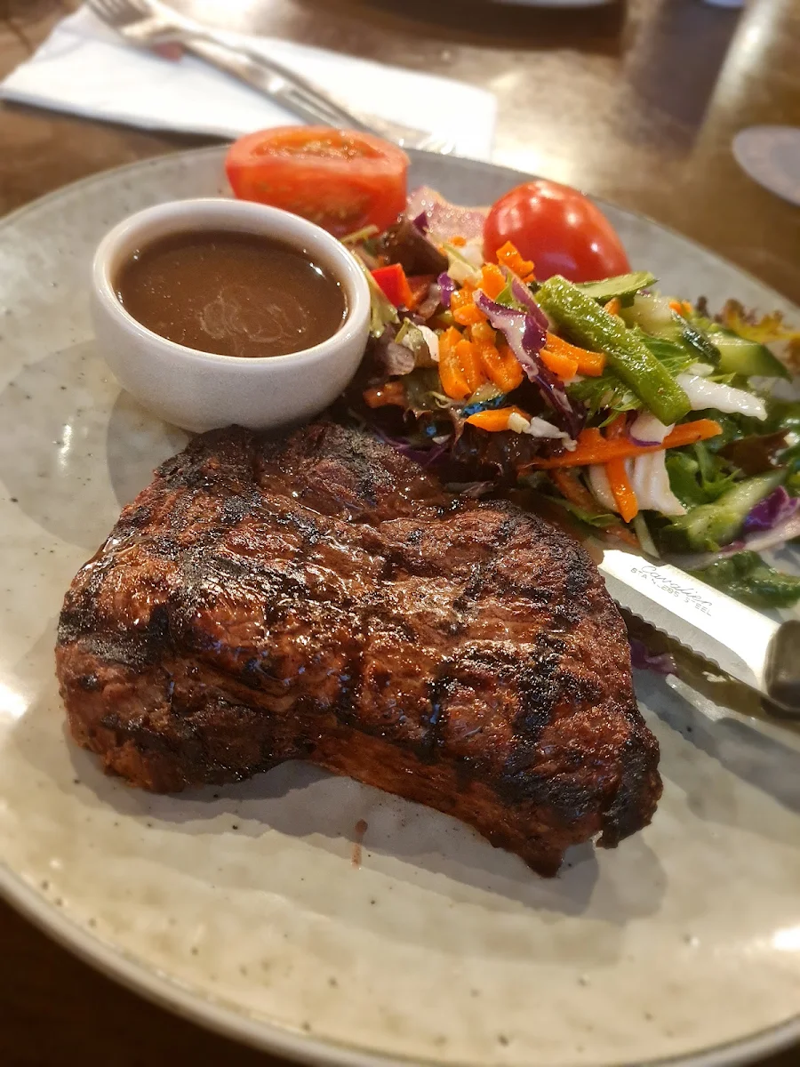Steak 250g with Salad