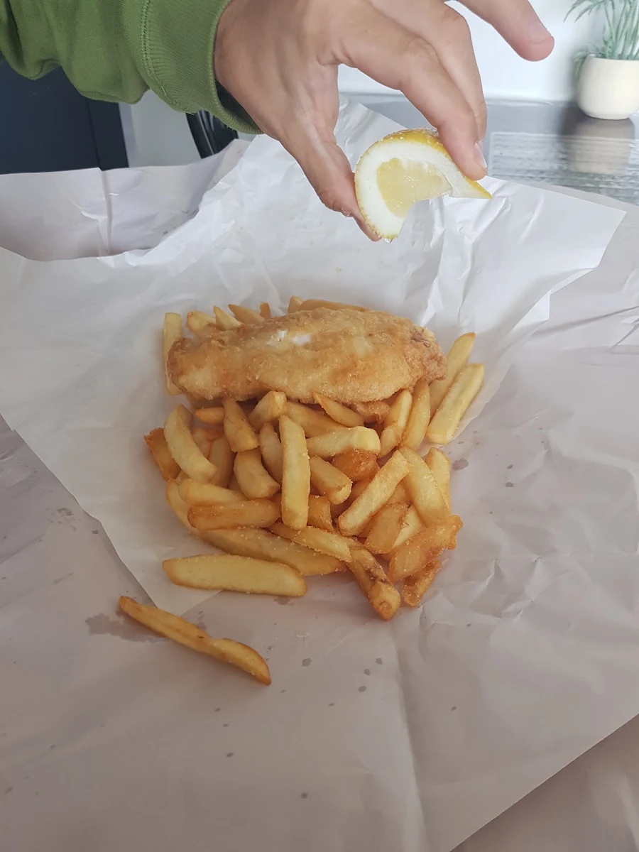 Snapper with Chips