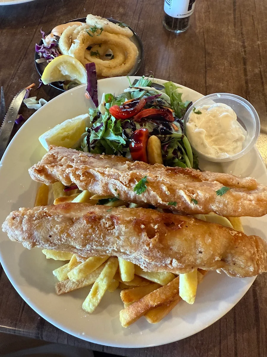 Battered Fish and Chips